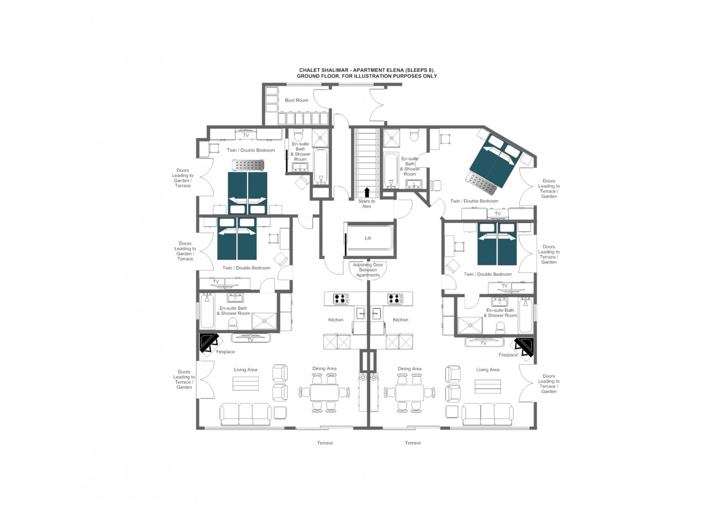 Chalet Shalimar Zermatt Floor Plan 3